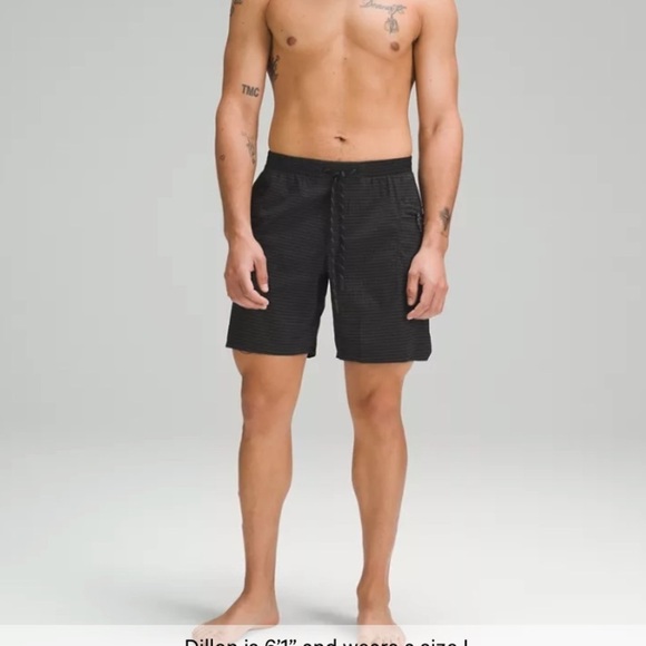 Lululemon mens black Hike to Swim Ripstop Short 8" size XL - Picture 1 of 11